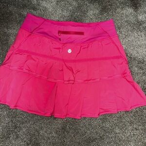 Lululemon Pink pace runner skort